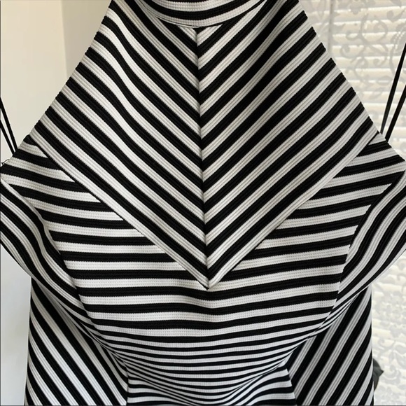 Guess Striped Peplum Halter Top - Picture 3 of 6